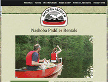 Tablet Screenshot of nashobapaddler.com